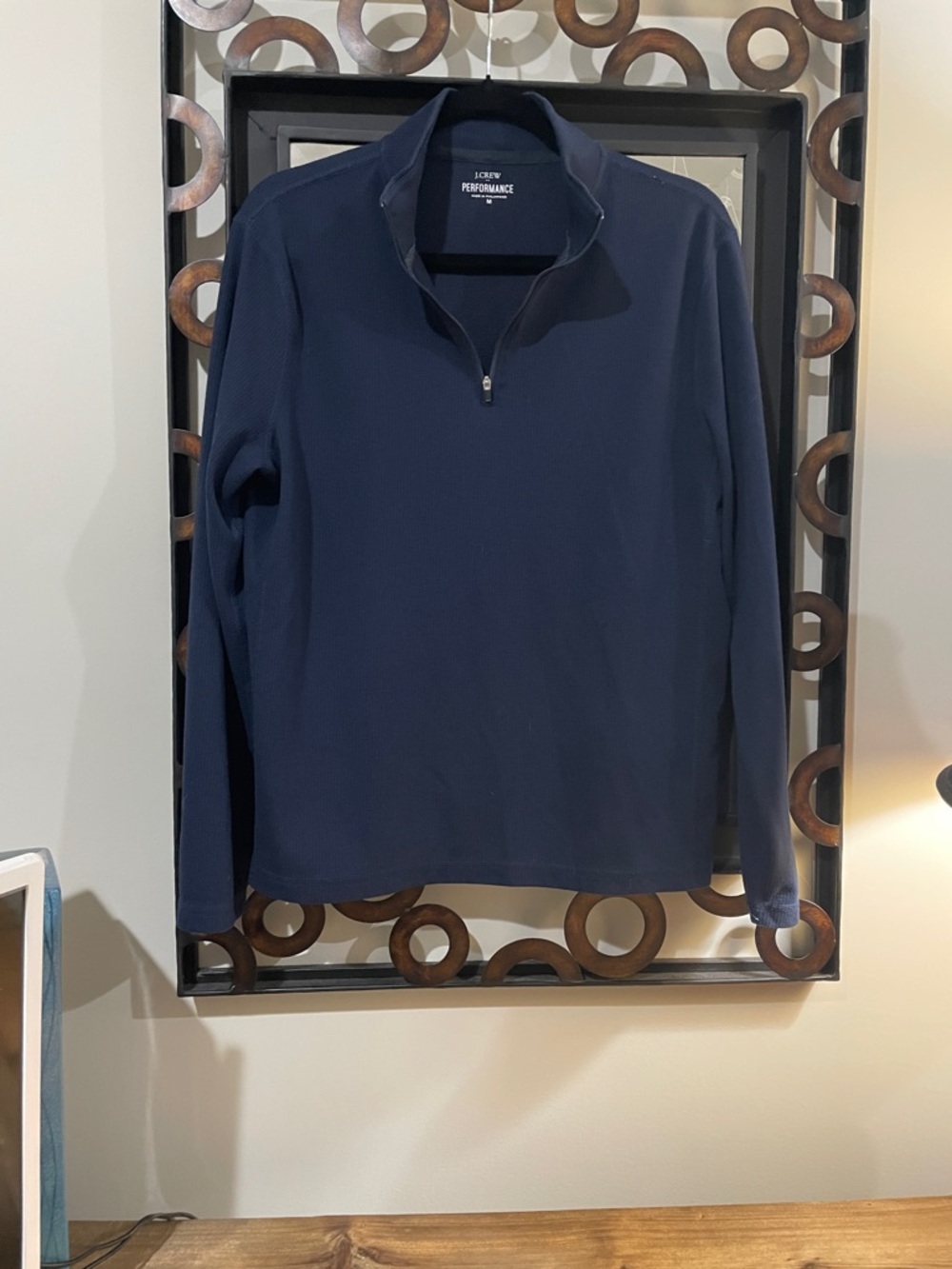 J. Crew Navy Performance Quarter-Zip Pullover
